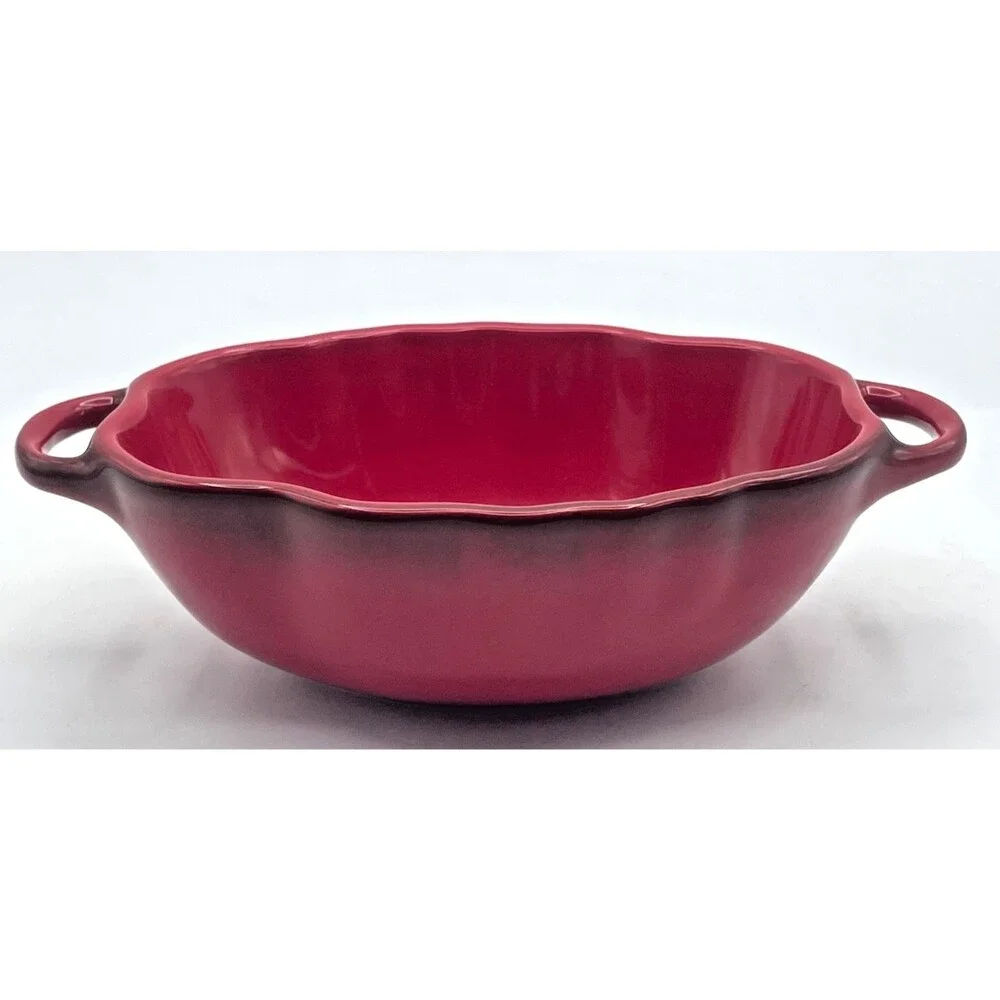 NEW Staub Petite Tomato Mini Cocotte Baking Dish 16 oz Red Double Handle No Lid